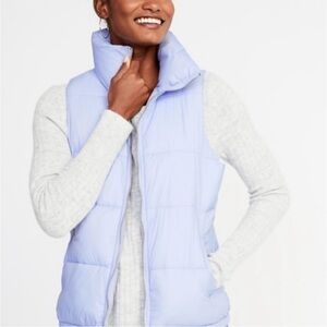 NWT Old Navy Lilac Light Puffer Vest